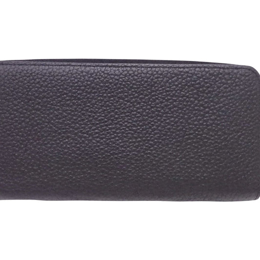 Louis Vuitton Black Leather Zippy Wallet Vertical wallet accessories