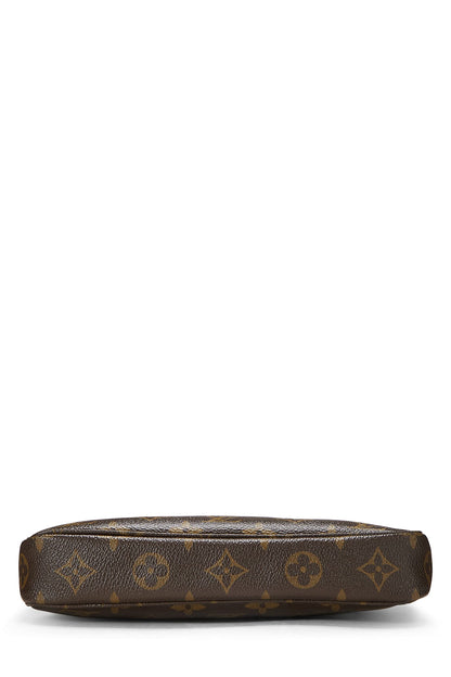 Louis Vuitton,  Takashi Murakami x Louis Vuitton Monogram Canvas Panda Pochette Accessoires, Brown