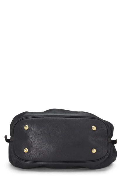 Louis Vuitton,  Black Monogram Mahina Large, Black