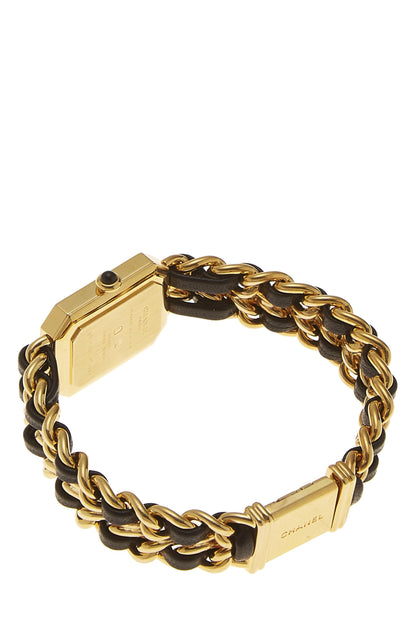 Chanel,  Black & Gold Premiere Watch Large, Black