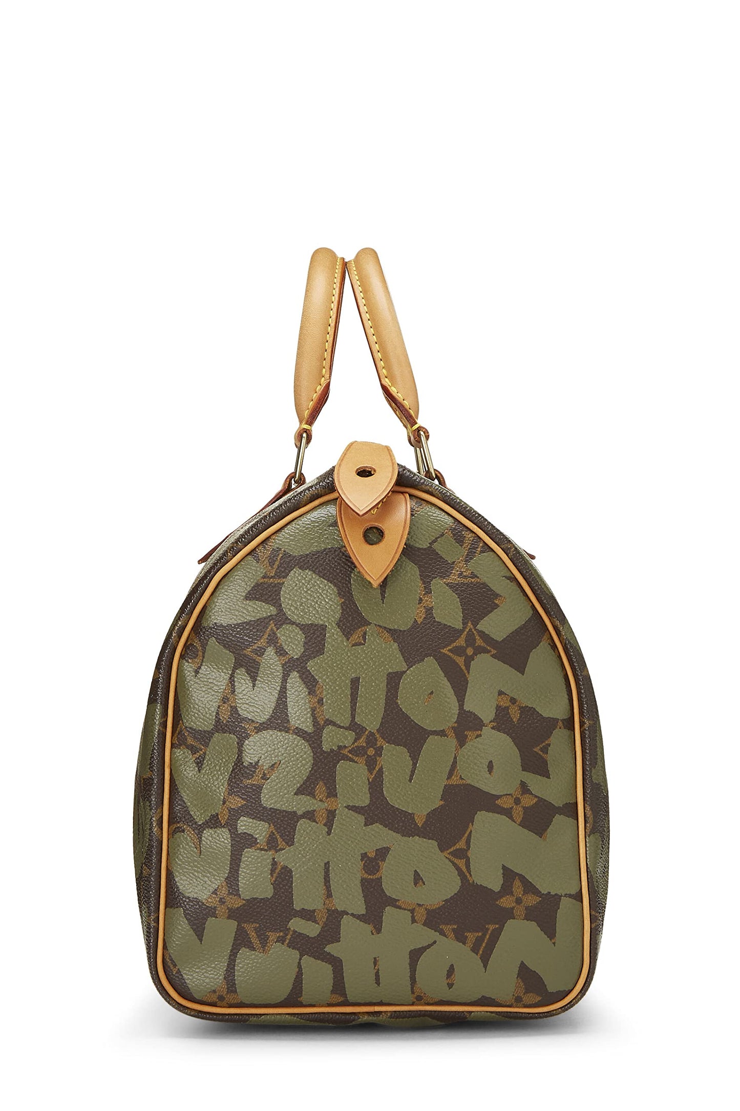 Louis Vuitton,  Stephen Sprouse x Louis Vuitton Monogram Green Graffiti Speedy 30, Green