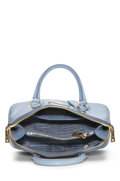 Prada,  Blue Saffiano Promenade Small, Blue