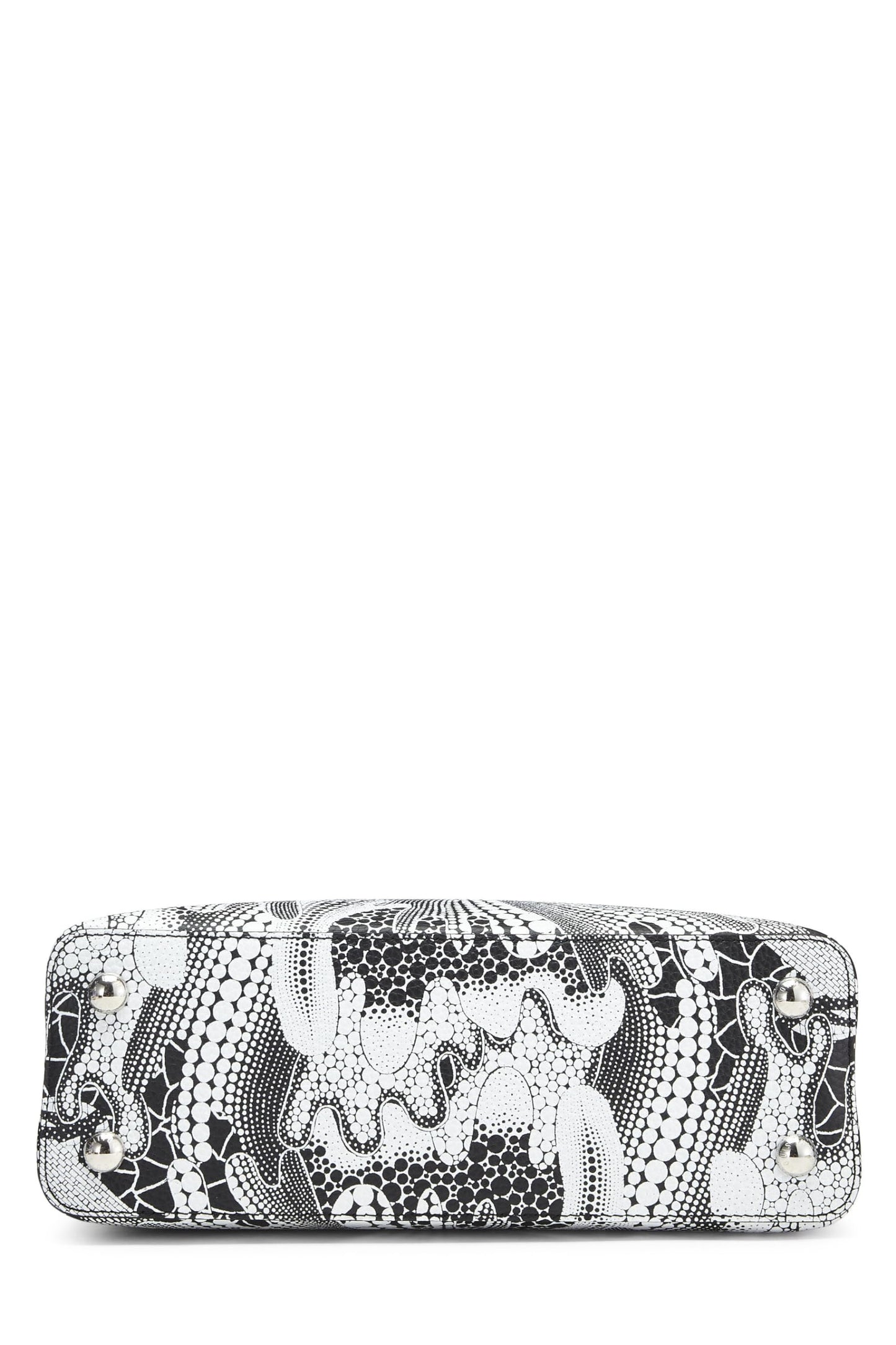 Louis Vuitton,  LV x YK Black & White Taurillon Capucines MM, Multi