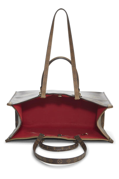 Louis Vuitton,  Monogram Reversed Giant On The Go GM, Brown