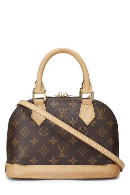 Louis Vuitton,  Monogram Canvas Alma BB, Brown