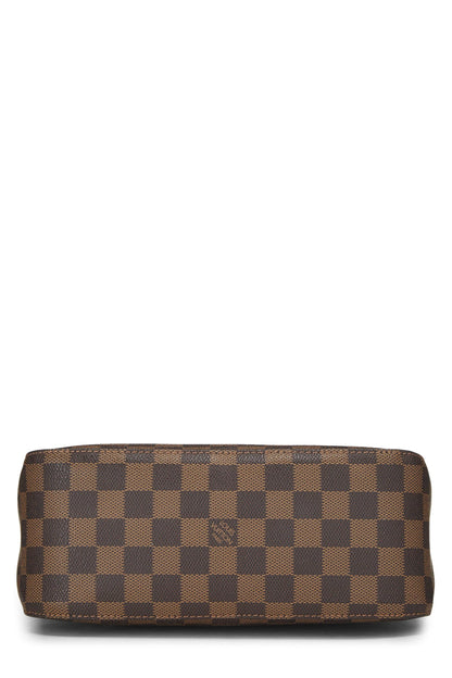 Louis Vuitton,  Damier Ebene Looping MM, Brown