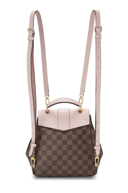 Louis Vuitton,  Pink Damier Ebene Clapton Backpack, Pink