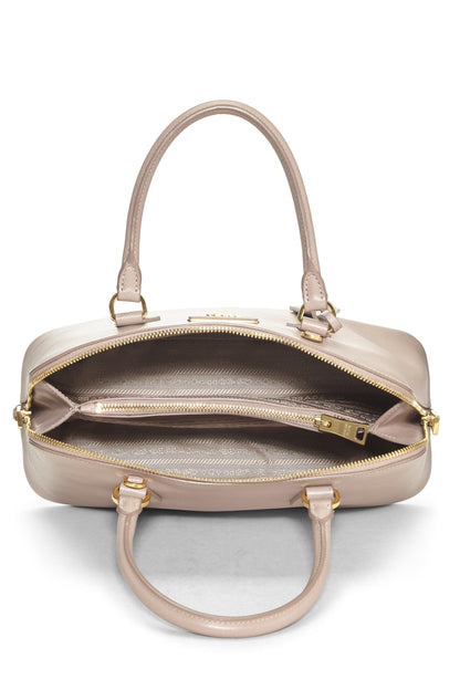 Prada,  Beige Saffiano Convertible Handbag Small, Beige