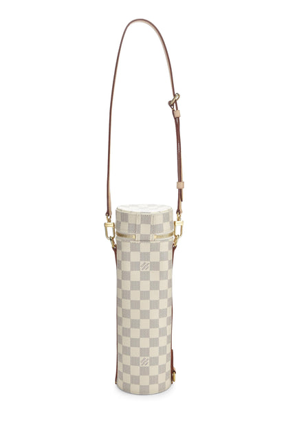 Louis Vuitton,  Damier Azur Porte-Bouteille, White