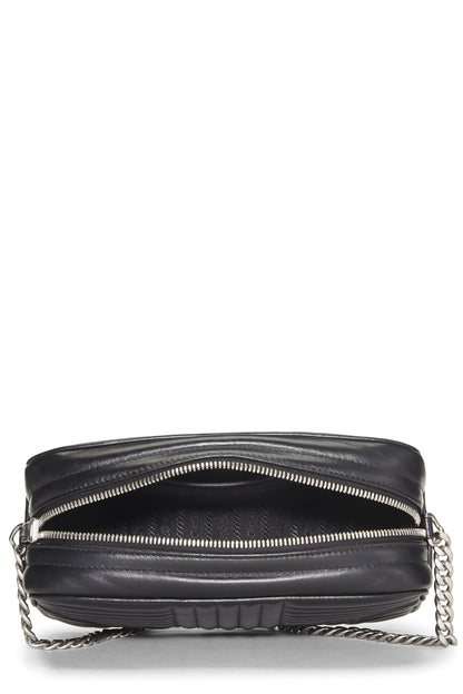 Prada,  Black Calfskin Diagramme Camera Bag Medium, Black