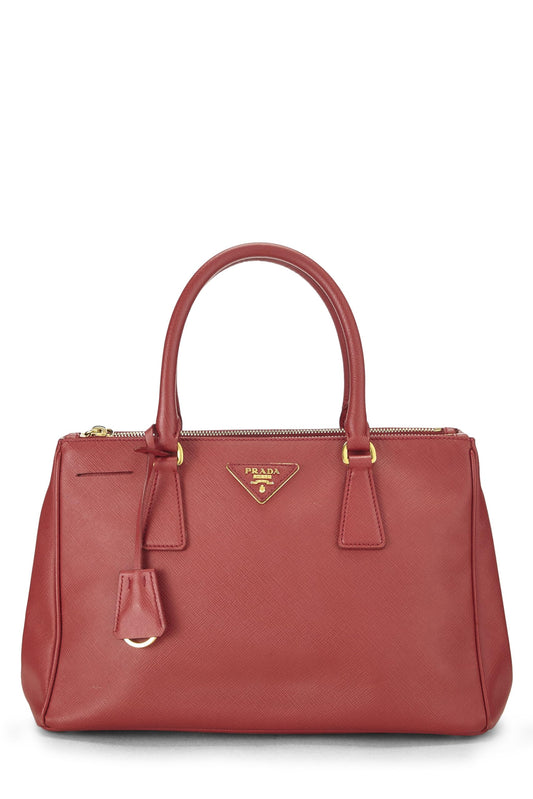 Prada,  Red Saffiano Executive Tote Medium, Red