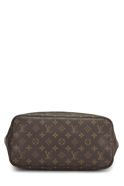 Louis Vuitton,  Red Monogram Canvas Neverfull MM, Red