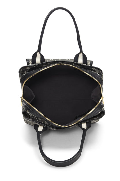 Louis Vuitton,  Black Monogram Mini Lin Sac Mary Kate, Black
