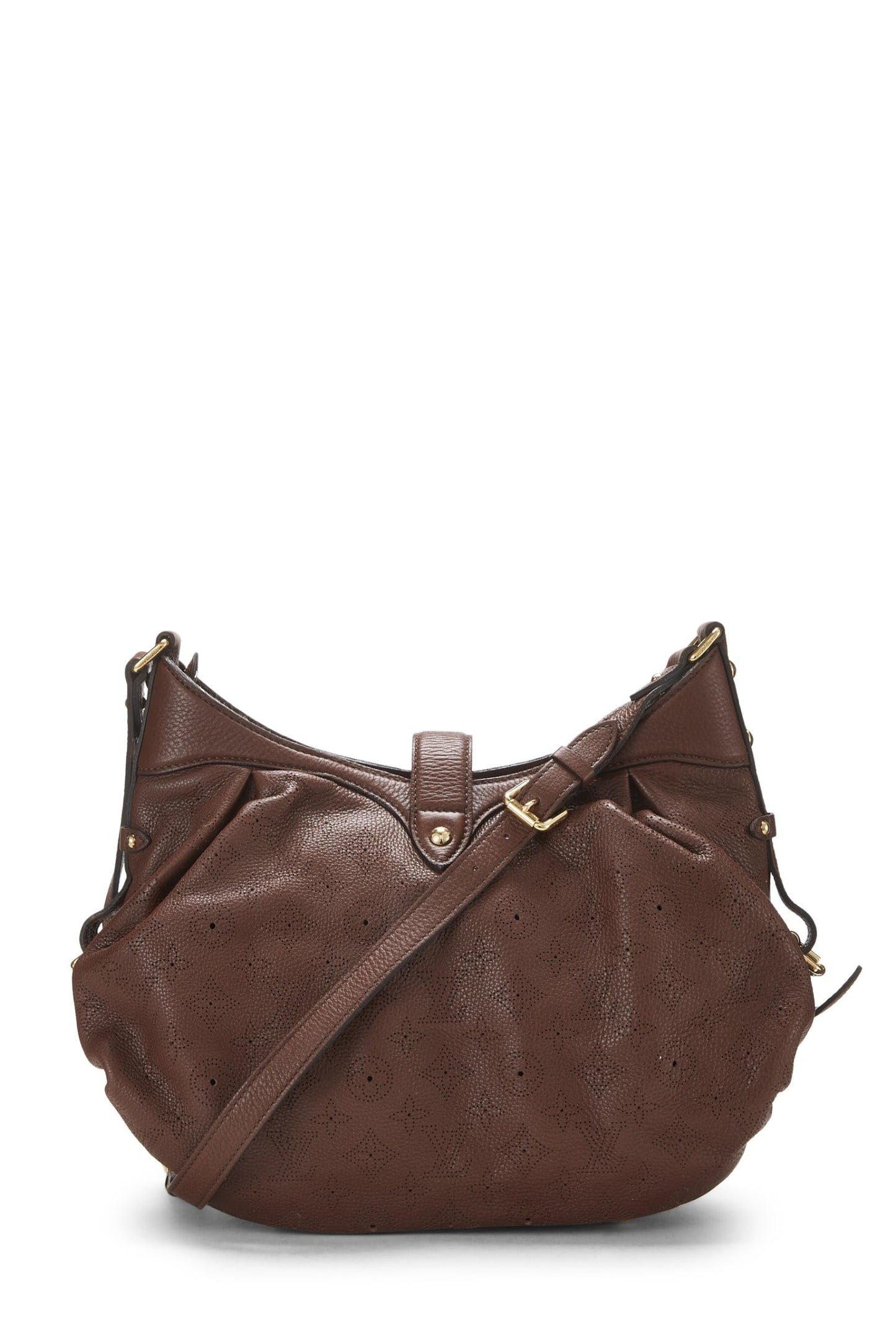 Louis Vuitton,  Brown Monogram Mahina Leather XS, Brown
