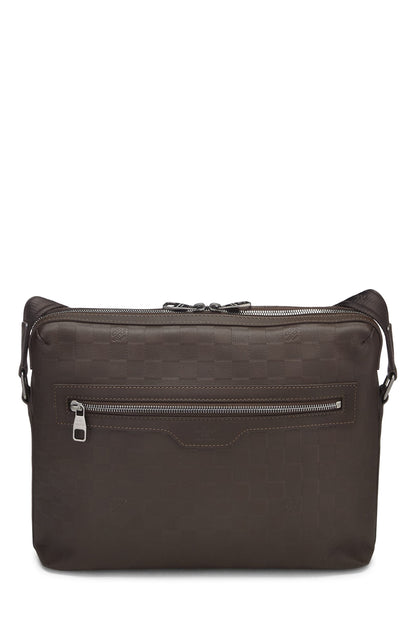 Louis Vuitton,  Brown Damier Infini Calypso MM, Brown