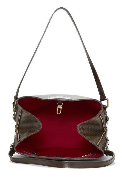 Louis Vuitton,  Damier Ebene Cabas Rivington, Brown