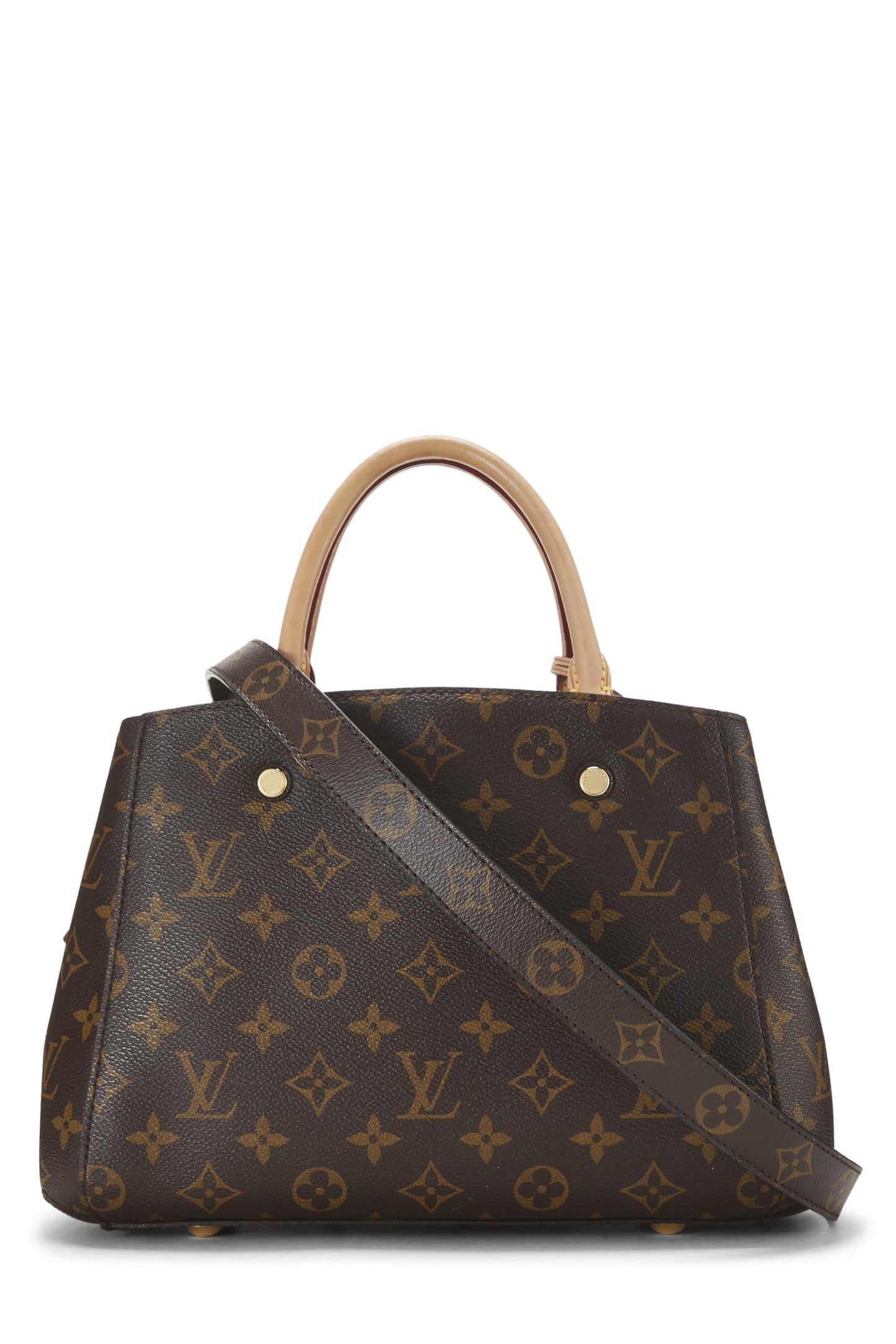 Louis Vuitton,  Monogram Canvas Montaigne BB, Brown