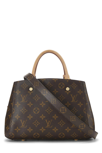 Louis Vuitton,  Monogram Canvas Montaigne BB, Brown