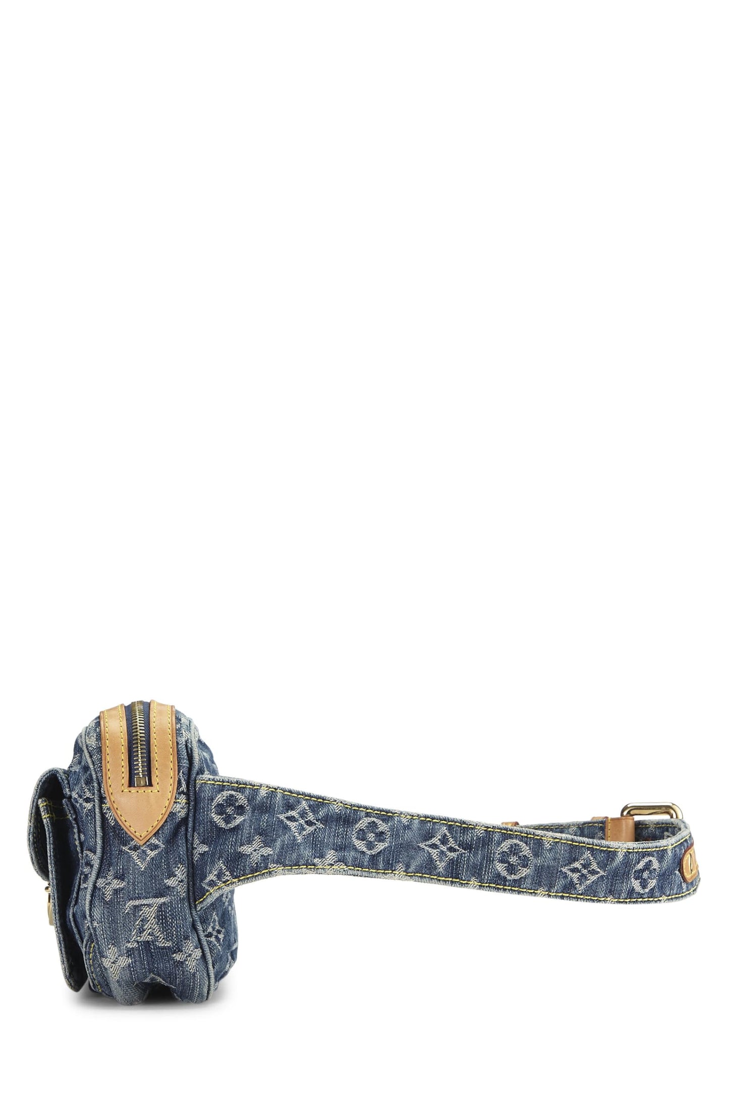 Louis Vuitton,  Blue Monogram Denim Bumbag, Blue
