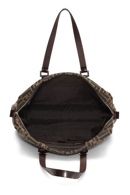 Fendi,  Brown Zucca Canvas Briefcase, Brown