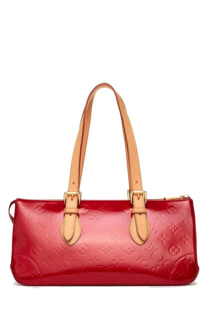 Louis Vuitton,  Pomme D'amour Monogram Vernis Rosewood Avenue, Red