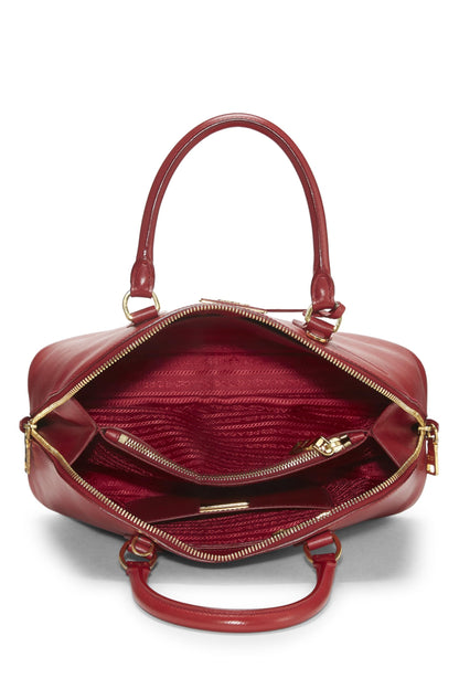 Prada,  Red Saffiano Promenade Small, Red