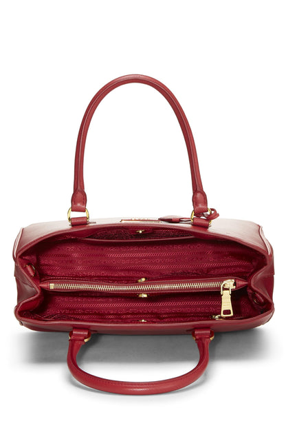 Prada,  Red Saffiano Executive Tote Medium, Red