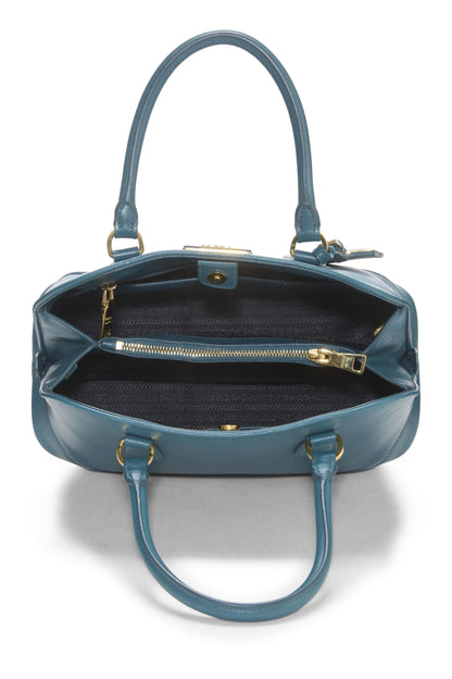 Prada,  Green Saffiano Dome Tote, Green
