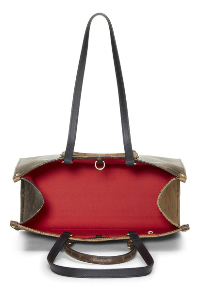 Louis Vuitton,  Brown Giant Monogram On The Go MM, Brown
