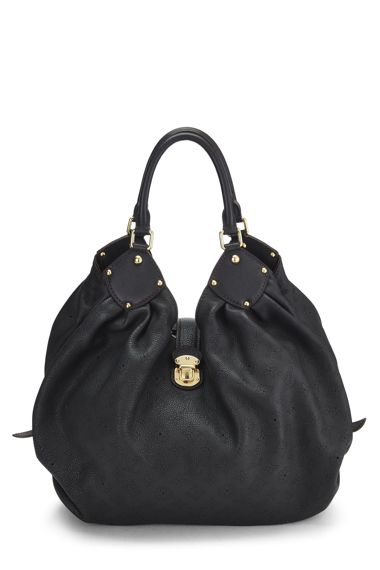 Louis Vuitton,  Black Monogram Mahina XL, Black