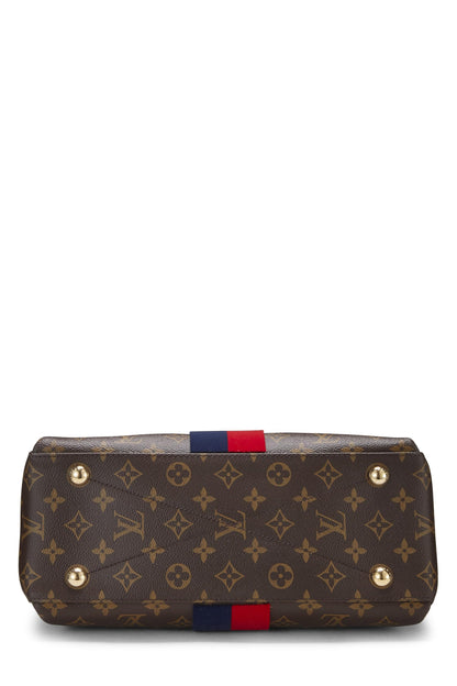 Louis Vuitton,  Monogram Canvas Striped Georges MM, Red