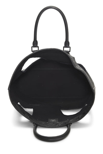 Louis Vuitton,  COMME DES GARÇONS x Louis Vuitton Black Monogram Empreinte Bag with Holes, Black