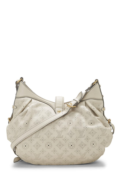 Louis Vuitton,  White Monogram Mahina Leather XS, White