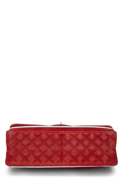 Chanel,  Red Quilted Suede 2.55 Reissue Flap 226, Red