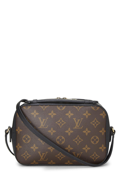 Louis Vuitton,  Black Monogram Canvas Saintonge, Black