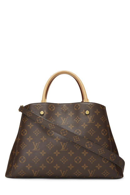Louis Vuitton,  Monogram Canvas Montaigne MM, Brown