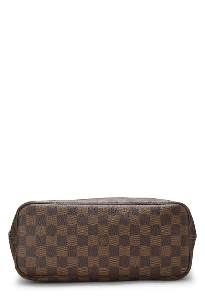 Louis Vuitton,  Damier Ebene Neverfull PM, Brown