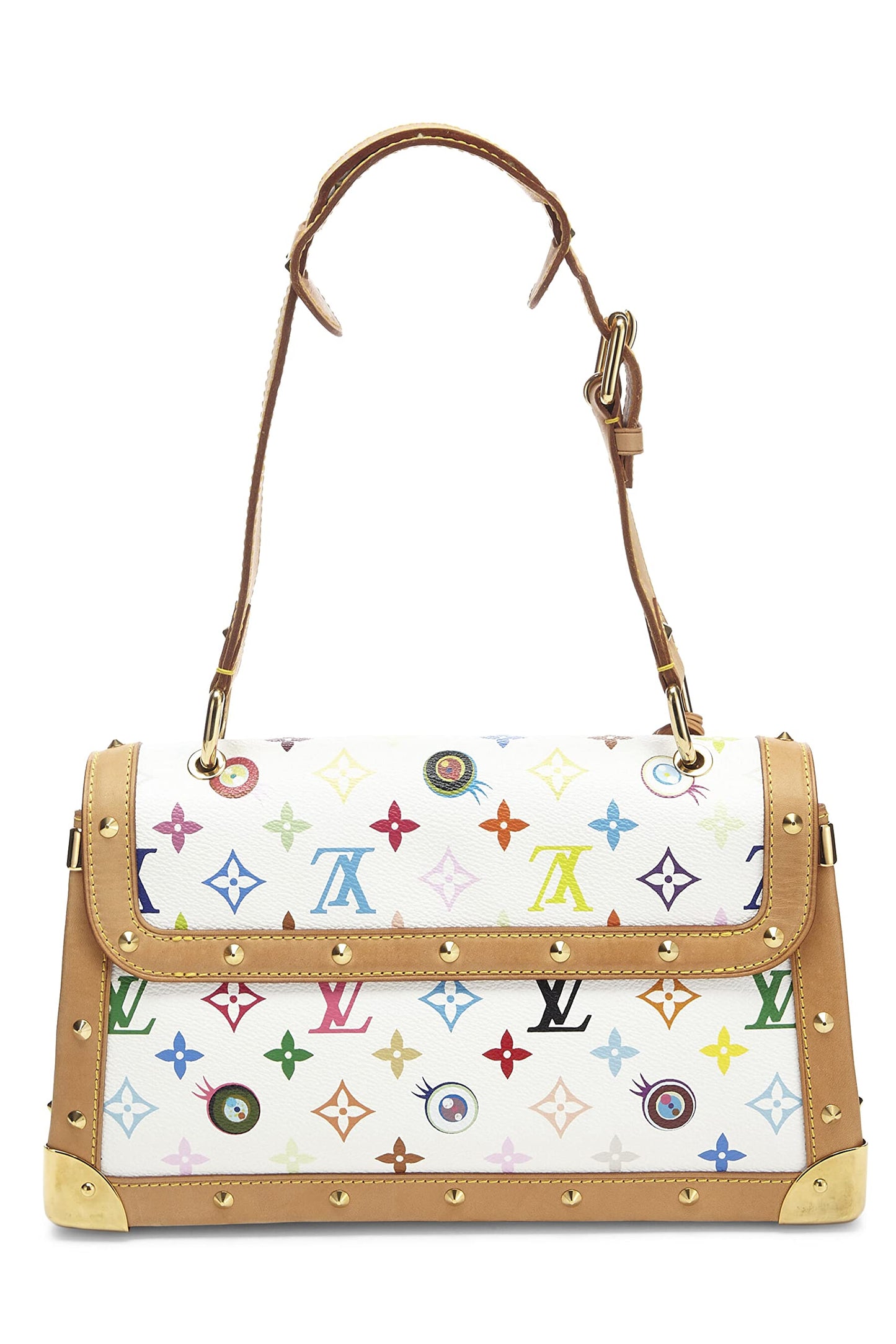 Louis Vuitton,  Takashi Murakami x Louis Vuitton Eye Love Monogram Canvas Eye Need You Bag, White