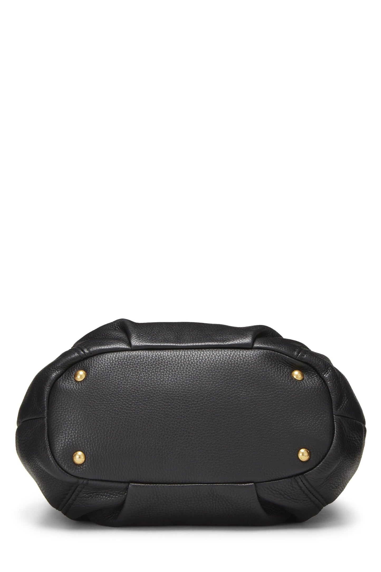 Prada,  Black Vitello Daino Sacca 2 Manici, Black