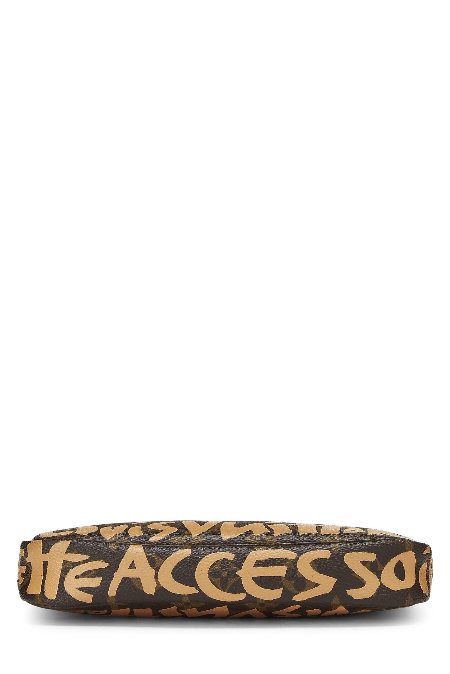 Louis Vuitton,  Stephen Sprouse x Louis Vuitton Beige Monogram Graffiti Pochette Accessoires, Beige