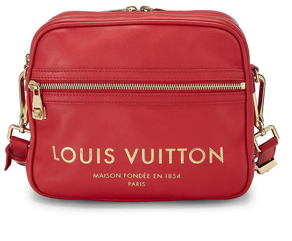 Louis Vuitton,  Red Leather Paname Takeoff, Red