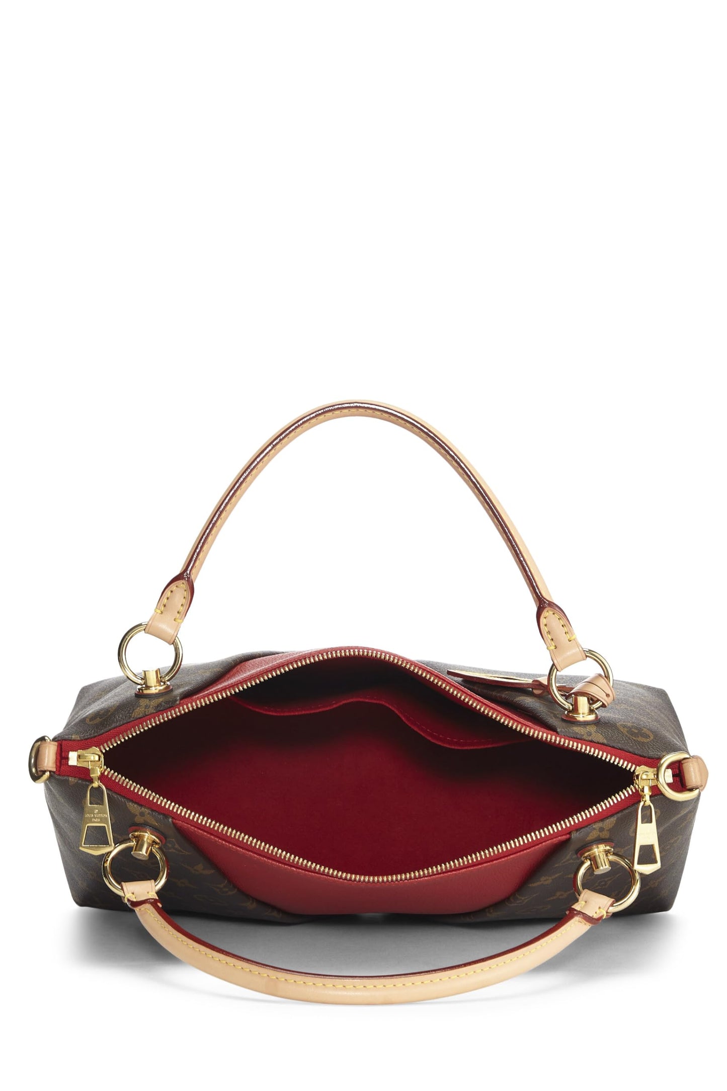 Louis Vuitton,  Red Monogram Canvas V Tote BB, Red