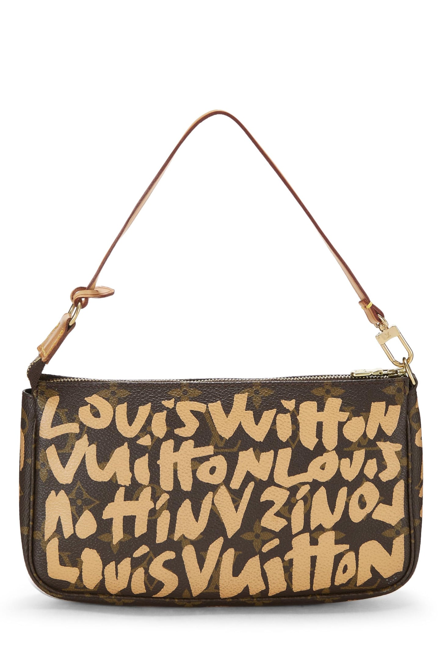 Louis Vuitton,  Stephen Sprouse x Louis Vuitton Beige Graffiti Pochette, Beige