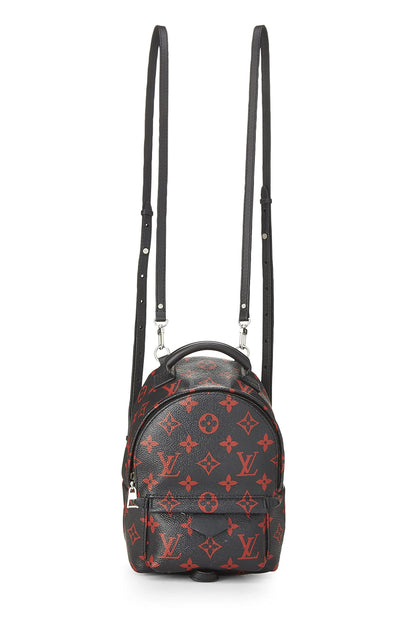 Louis Vuitton,  Monogram Infrarouge Palm Springs Backpack Mini, Black