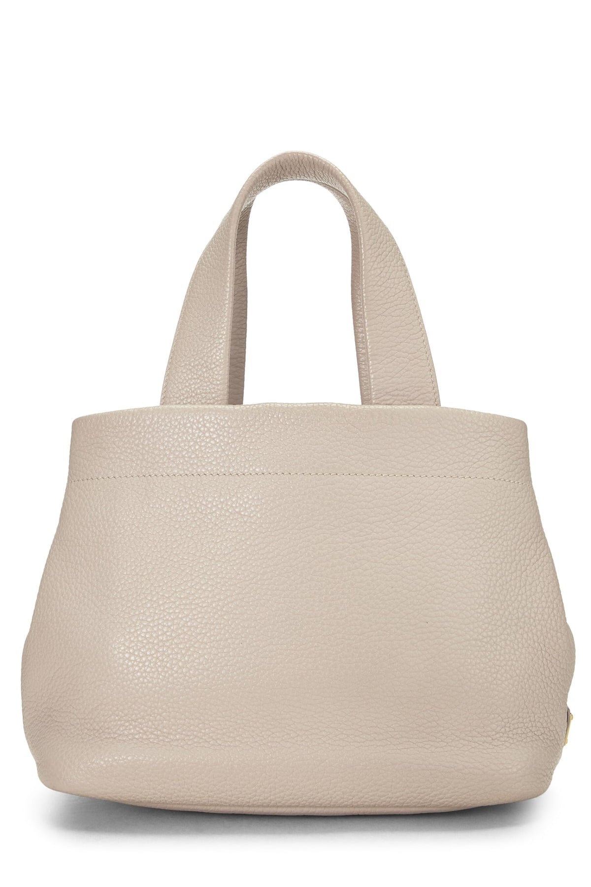 Prada,  Pink Vitello Daino Perforated Logo Handbag, Pink