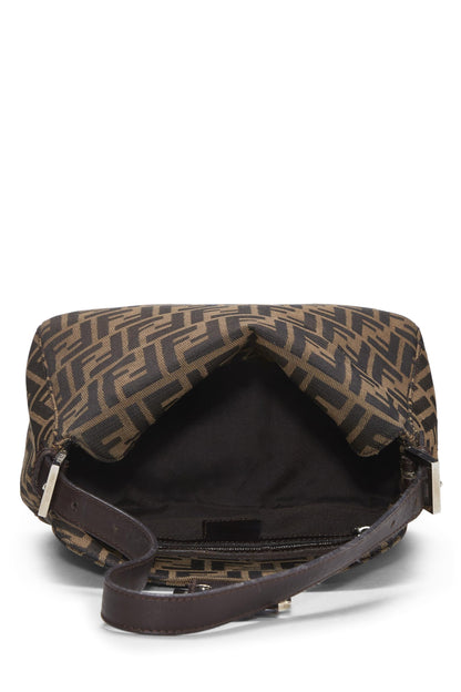 Fendi,  Brown Zucca Canvas Shoulder Bag, Brown