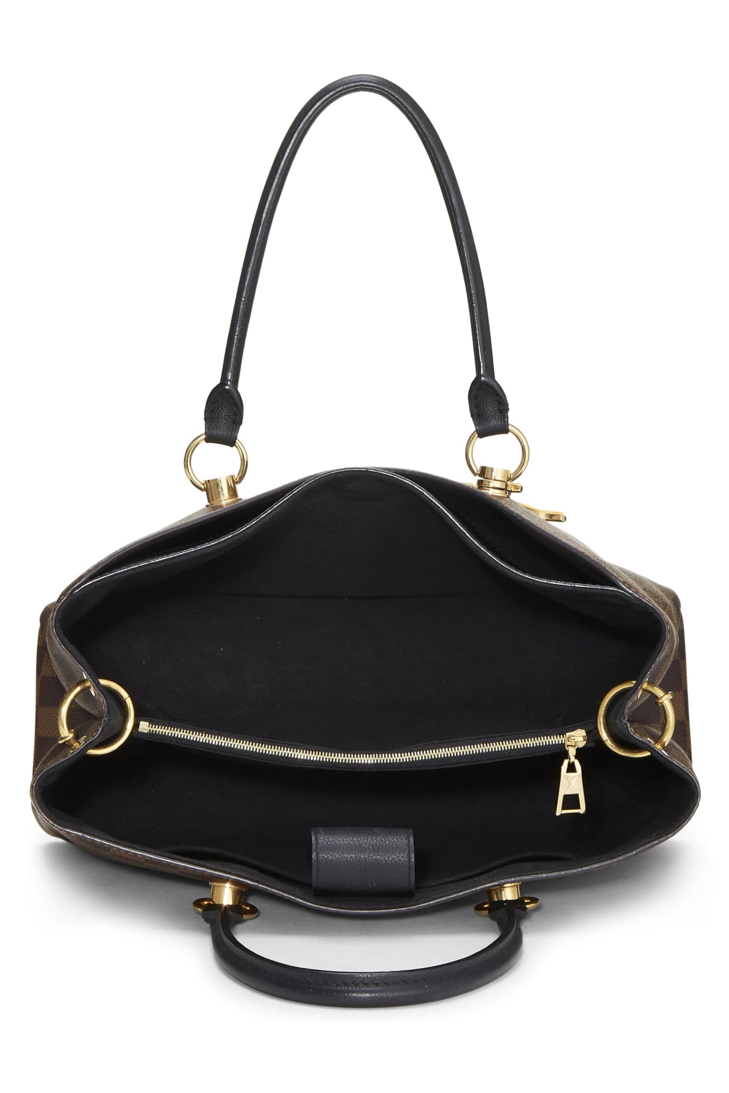 Louis Vuitton,  Black Damier Ebene Riverside Tote, Black