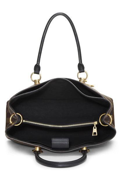 Louis Vuitton,  Black Damier Ebene Riverside Tote, Black