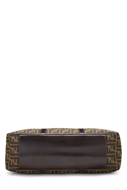 Fendi,  Brown Zucca Canvas Briefcase, Brown