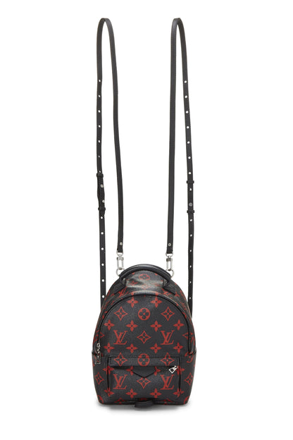 Louis Vuitton,  Limited Edition Monogram Infrarouge Palm Springs Backpack Mini, Black